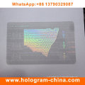 Transparente Hologramm Overlay Tasche für ID-Karte